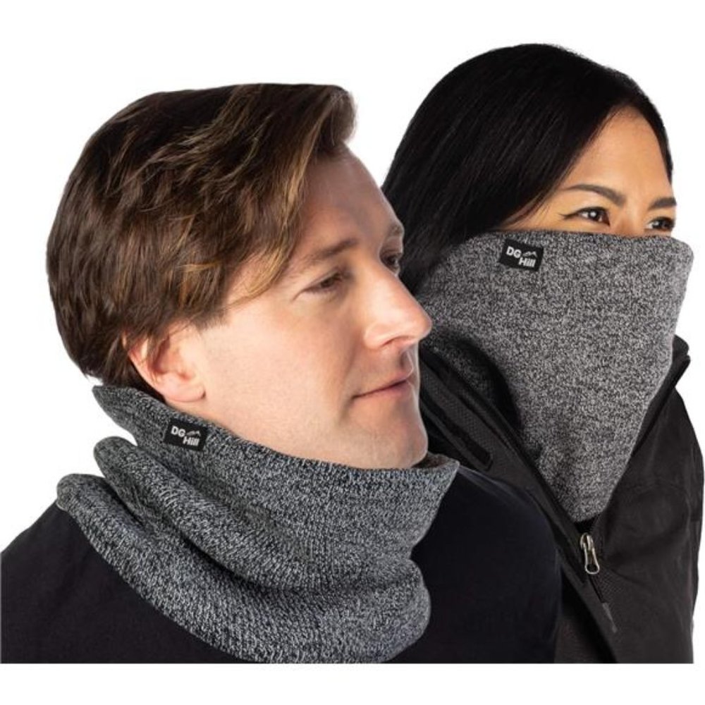 DG Hill Neck Warmer - 2 Pack Face Mask for Cold Weather - Neck Gaiter for Men Wo